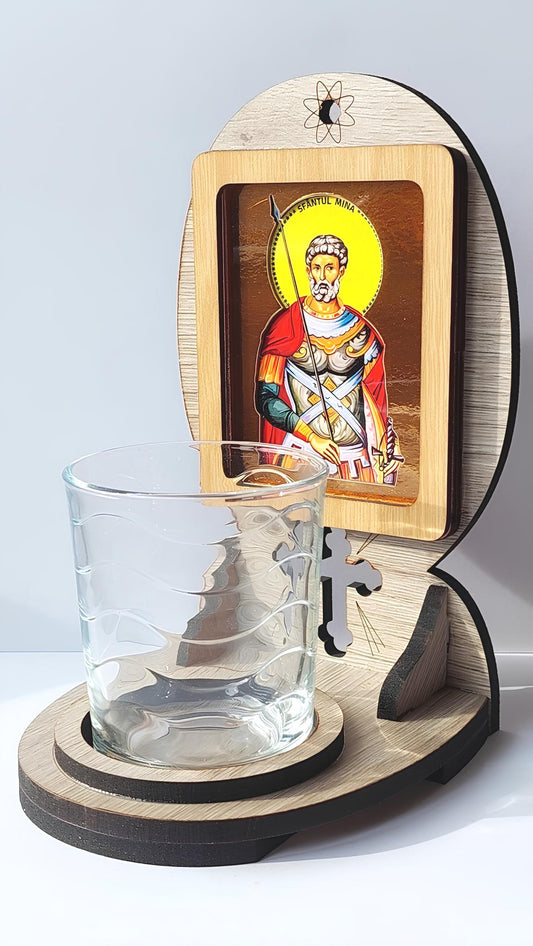 Candela cu Sfântul Mina