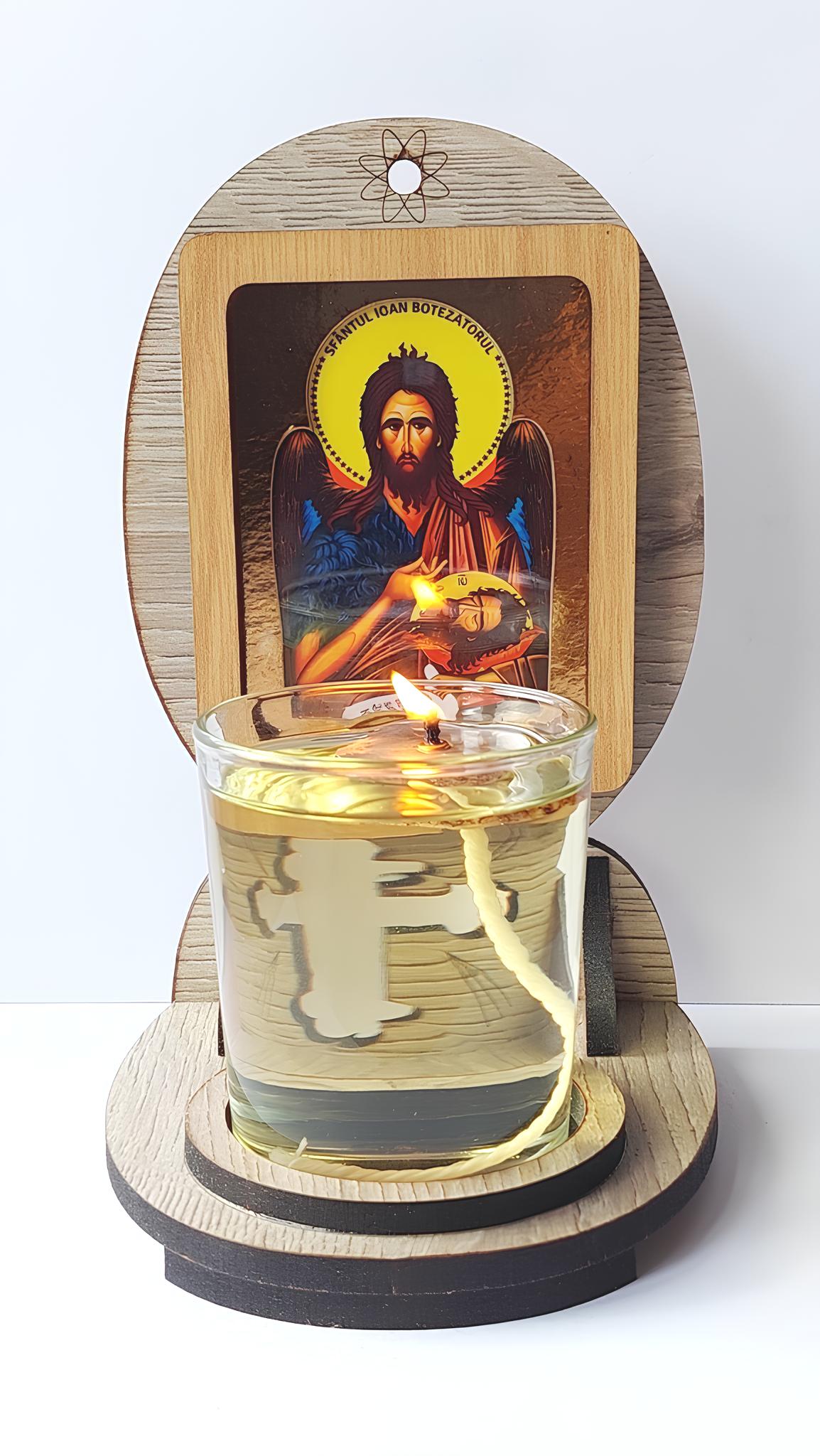 Candela cu Sfântul Ioan Botezătorul