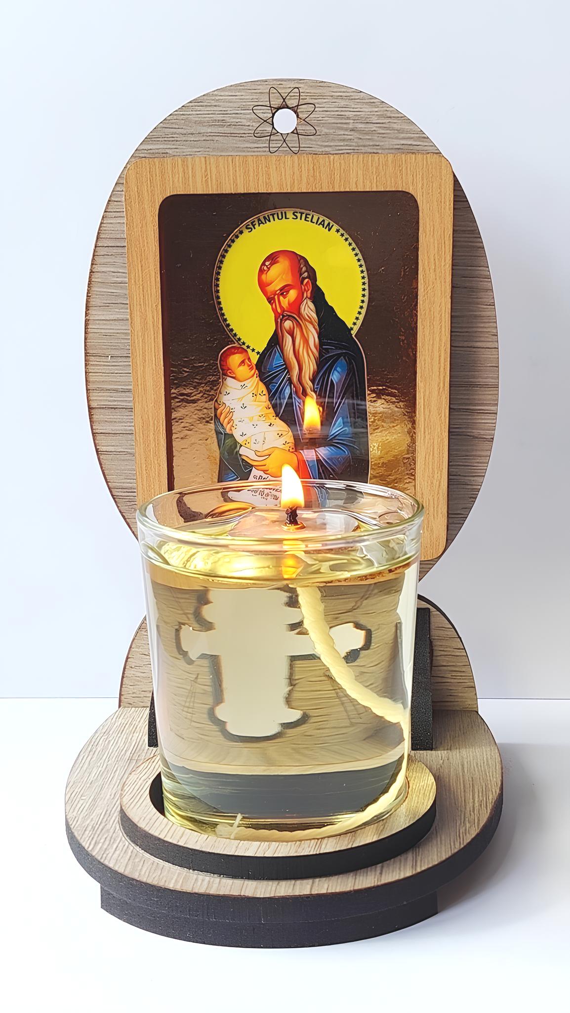 Candela cu Sfântul Stelian