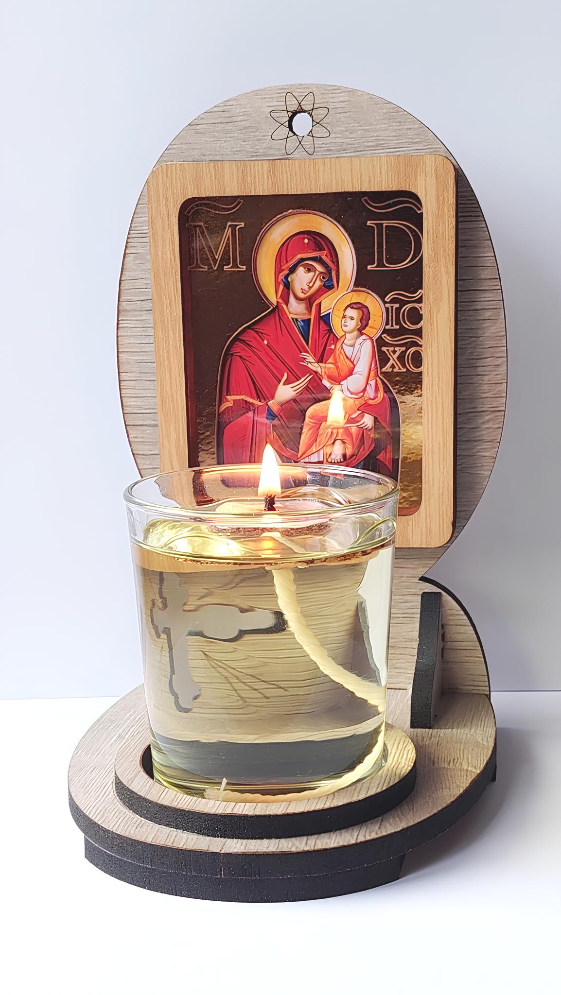 Candela cu Maica Domnului Grabnic Ascultătoarea