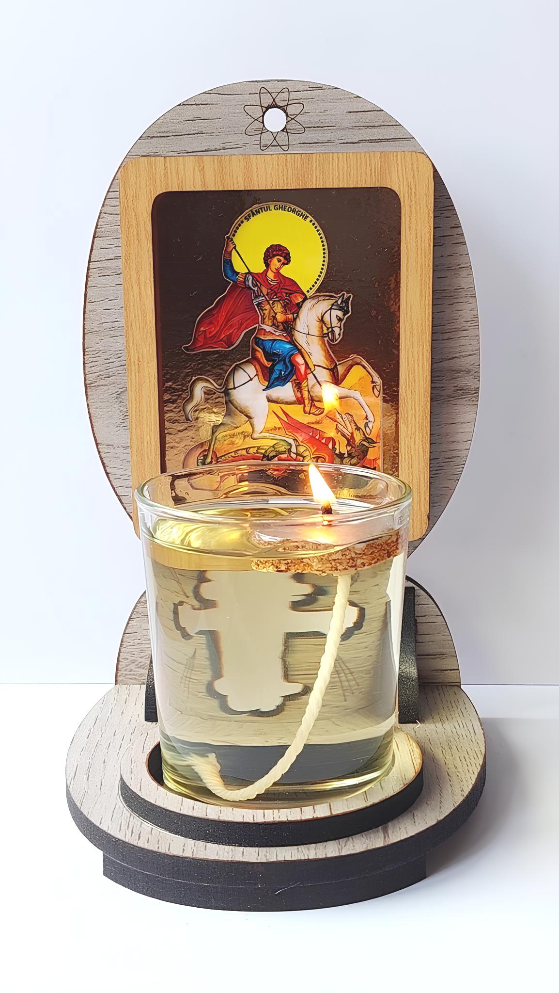 Candela cu Sfântul Gheorghe