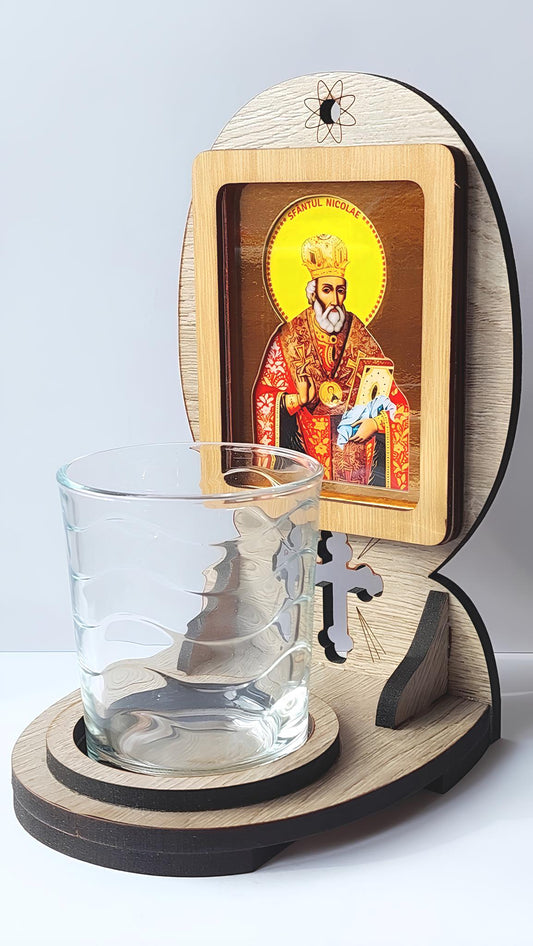 Candela cu Sfântul Nicolae