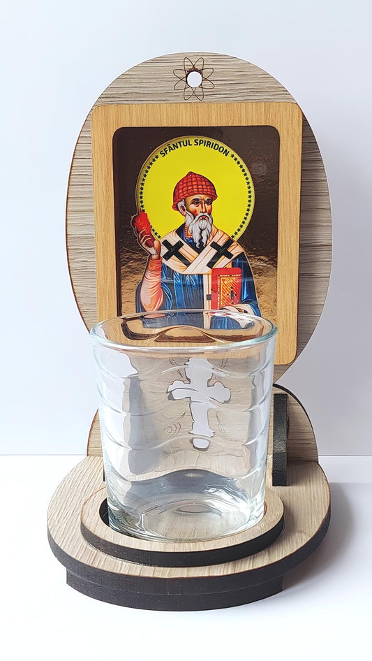 Candela cu Sfântul Spiridon