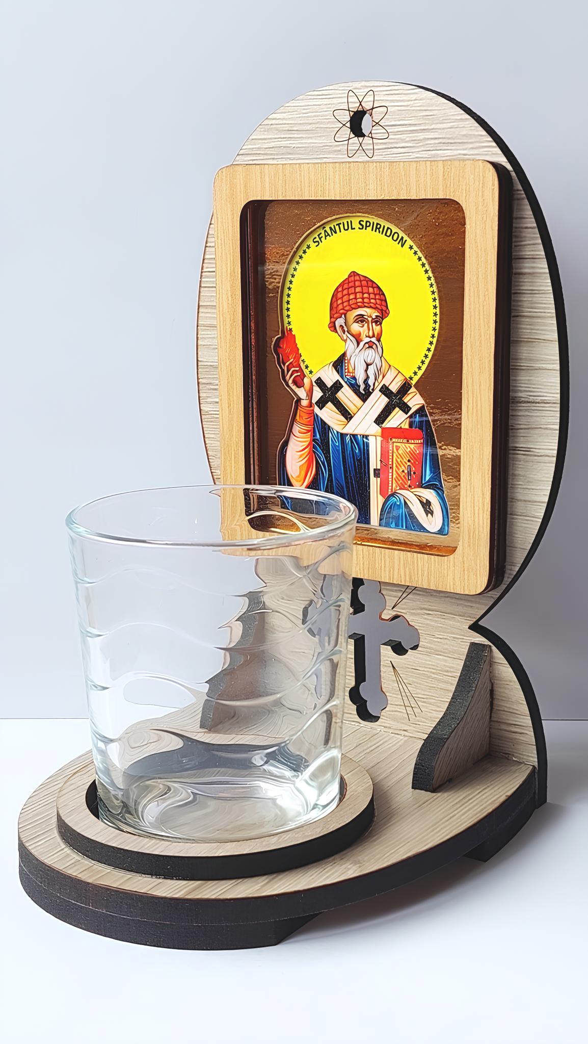 Candela cu Sfântul Spiridon