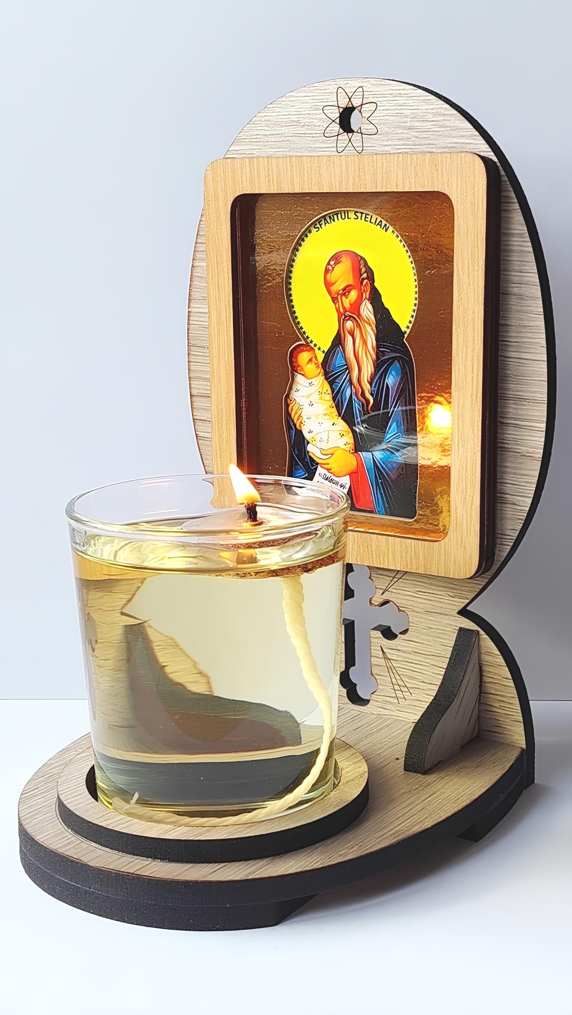 Candela cu Sfântul Stelian