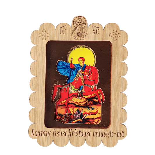 Icoana cu Sfântul Dumitru